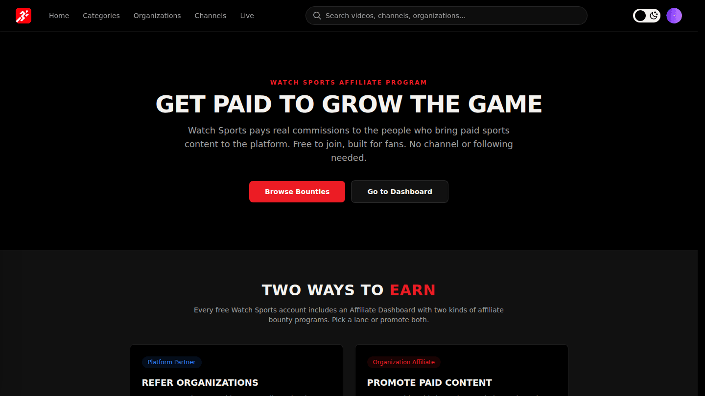 Read about the program at Affiliates