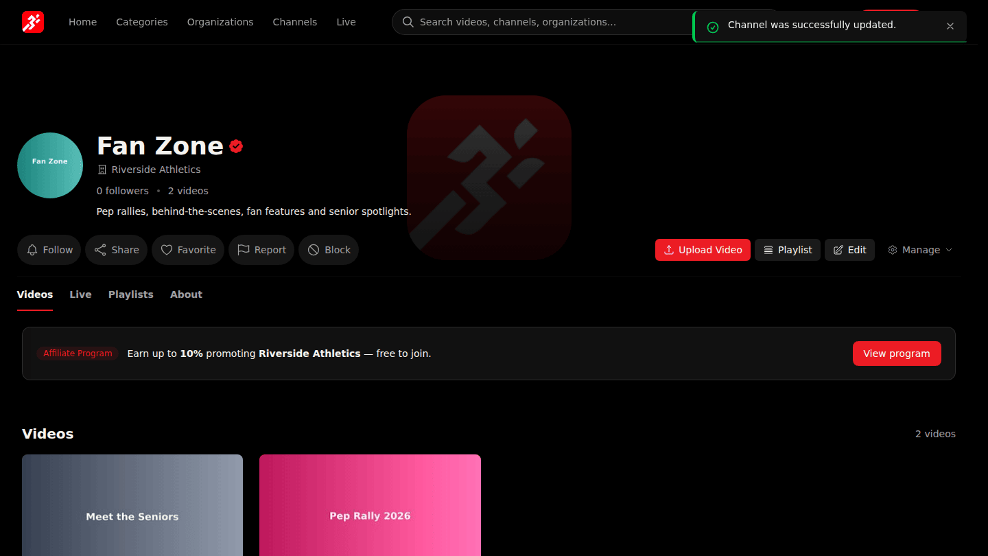 Choose Update Channel