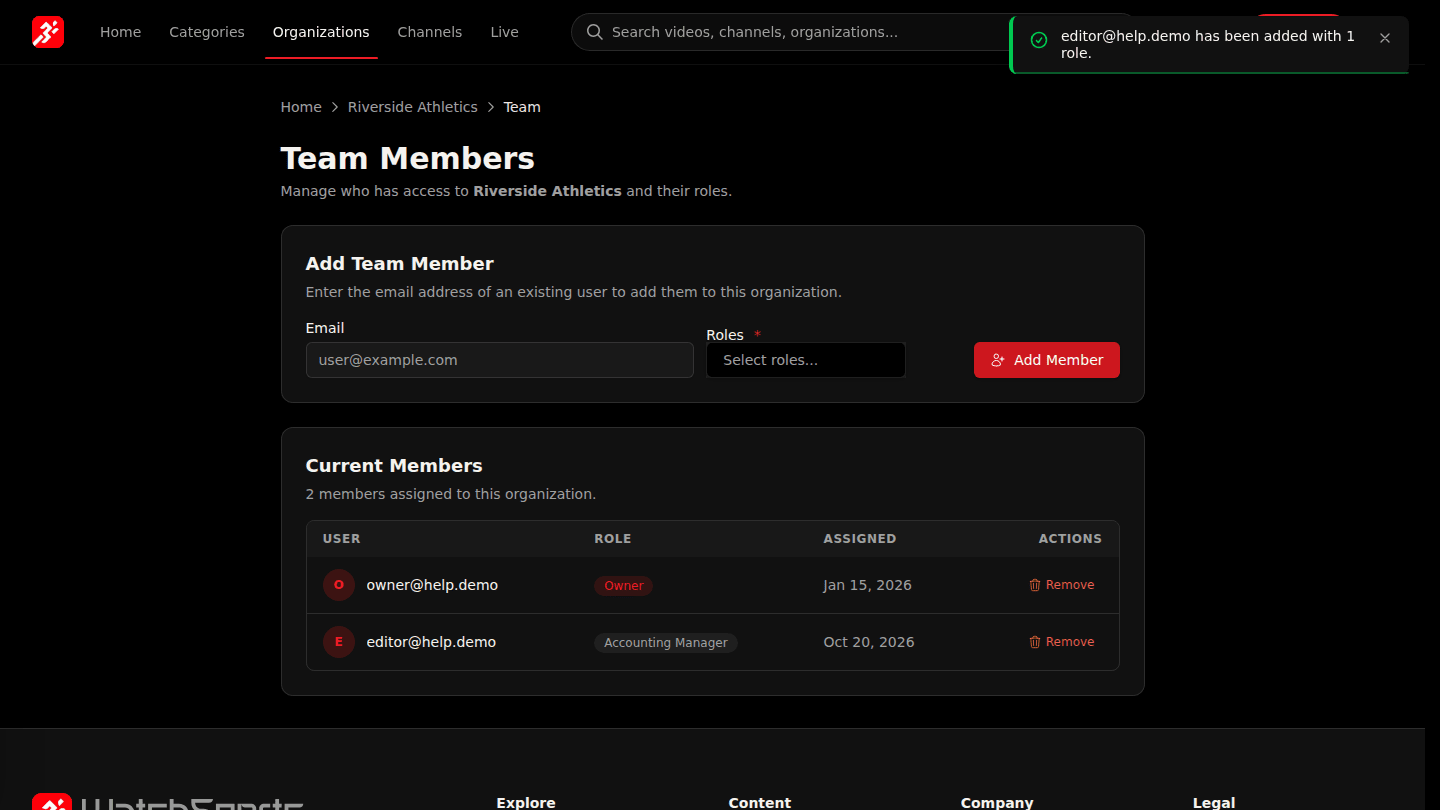 Choose Add Member